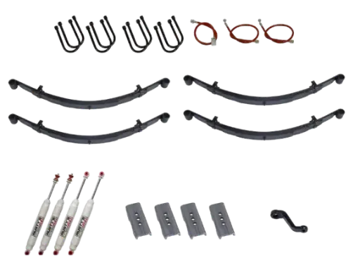 Rusty's Wrangler YJ kit balestre 6,5'' spring over axle